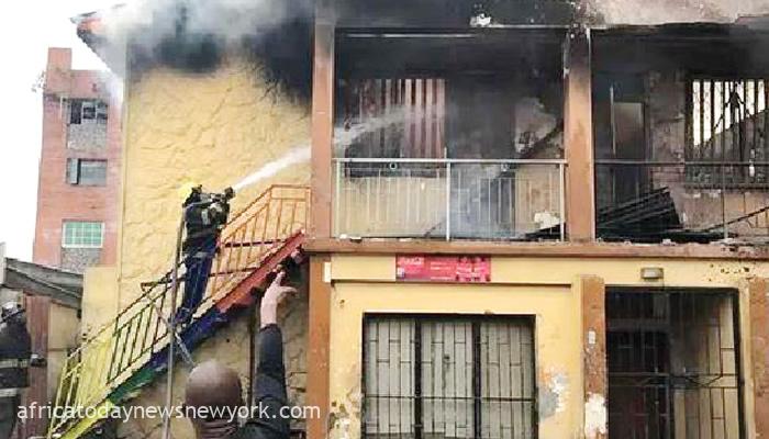 Agony As Fire Guts 19 Shops In Lagos Market
