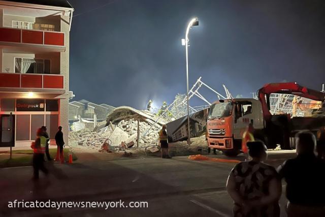 Scores Trapped Following Deadly Building Collapse In S'Africa