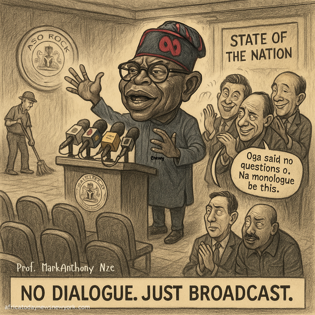 Ladies and Gentlemen, welcome to Nigeria, the only country where the State of the Nation Address is a national ritual performed with the same sincerity