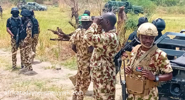 Troops Kill Three Terrorists, Recover Weapons In Borno